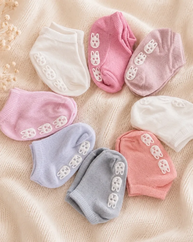 Medias antideslizantes pack x8