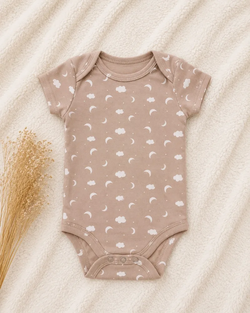 Body beige estampado